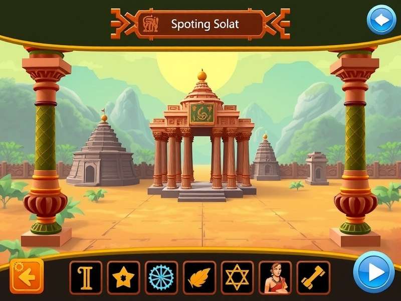 Sun Temple Heritage Quest puzzle gameplay